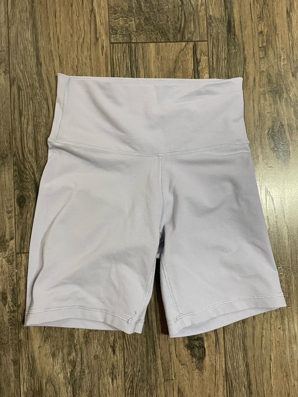 TNA Light Lavender High-Rise Bike Shorts